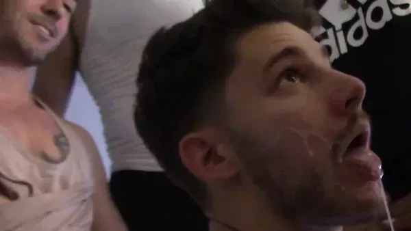 Dex’s Mouth and Hole Dripping Cum in New Sketchy Sex Gang-Bang Gay Porn Dex's Mouth and Hole Dripping Cum in New Sketchy Sex Gang-Bang Gay Porn