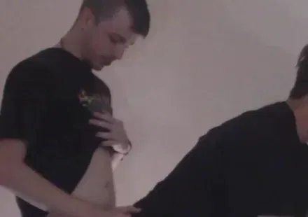 Double Anal Domination: Face Down Ass Up's Hottest Newcomer Takes Two Cocks Like a Pro Gay Porn