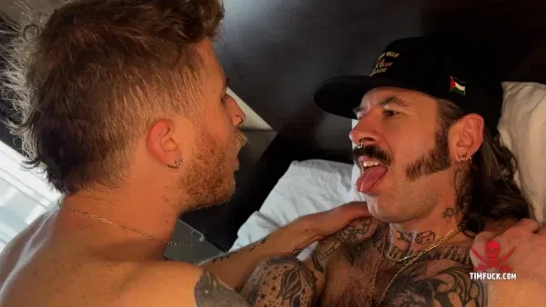 Jack Darling and the Tatted Fag's Intense Bareback Session For TIM Gay Porn