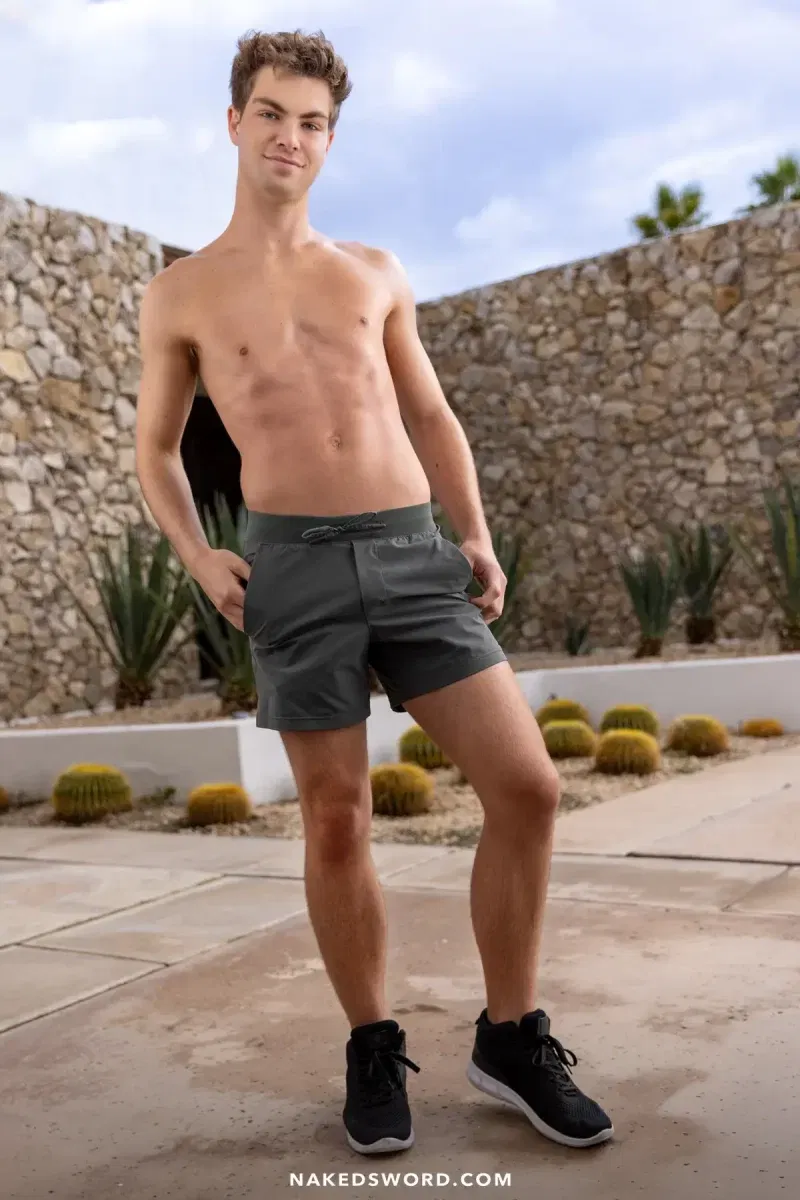 Max Konnor Gets Ravaged by Eight Men in Exclusive Naked Sword Orgy Gay Porn 8