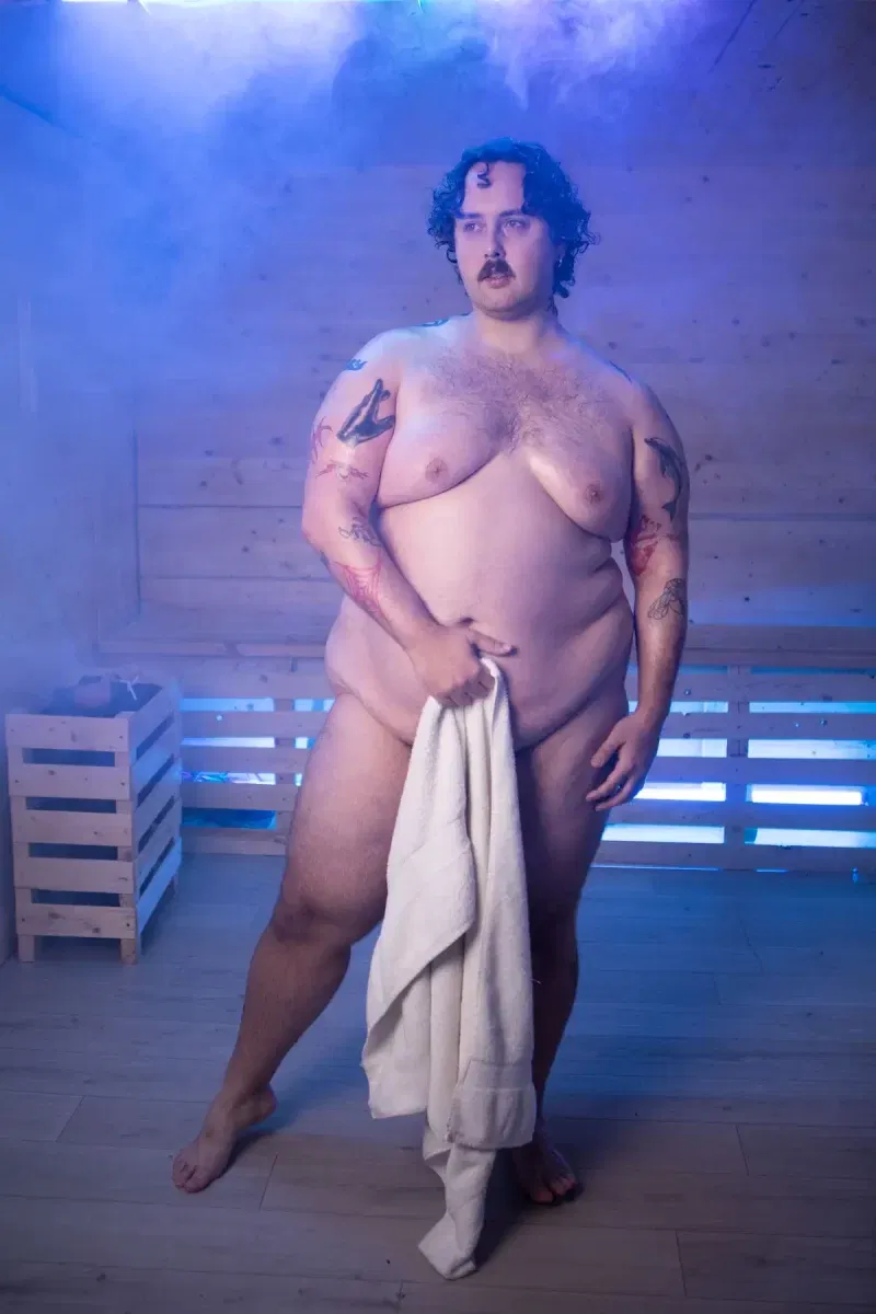 MEN Presents: Thick & Sweaty With Marcus McNeil & Thick Angel Gay Porn 6