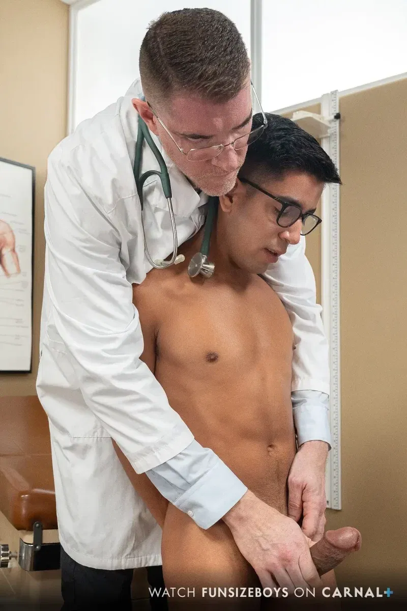 Milo Miles & Legrand Wolf: The Premium Physical Exam Only Fun Size Boys Could Deliver Gay Porn 1