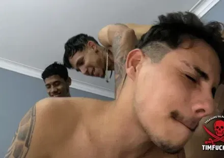 Puma Alvarez Takes Quadruple Heat in TIM's Raw Encounter with Romano Adonis & Luis Davila Gay Porn