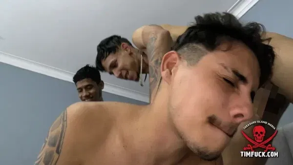 Puma Alvarez Takes Quadruple Heat in TIM's Raw Encounter with Romano Adonis & Luis Davila Gay Porn