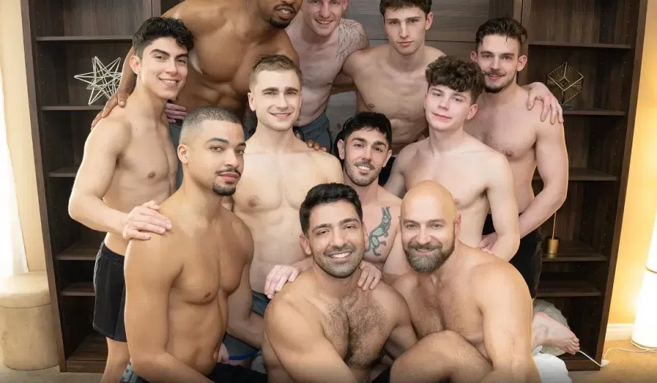 Rogelio Fierce & Nico Coopa Lead an Unforgettable Cum Dump Orgy on Bareback Plus Gay Porn