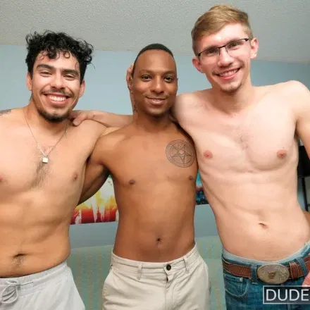 Bruce, Samual, and Darron Dominate in a Primal Gay Bareback Threeway Bruce, Samual, and Darron Dominate in a Primal Gay Bareback Threeway Gay Porn