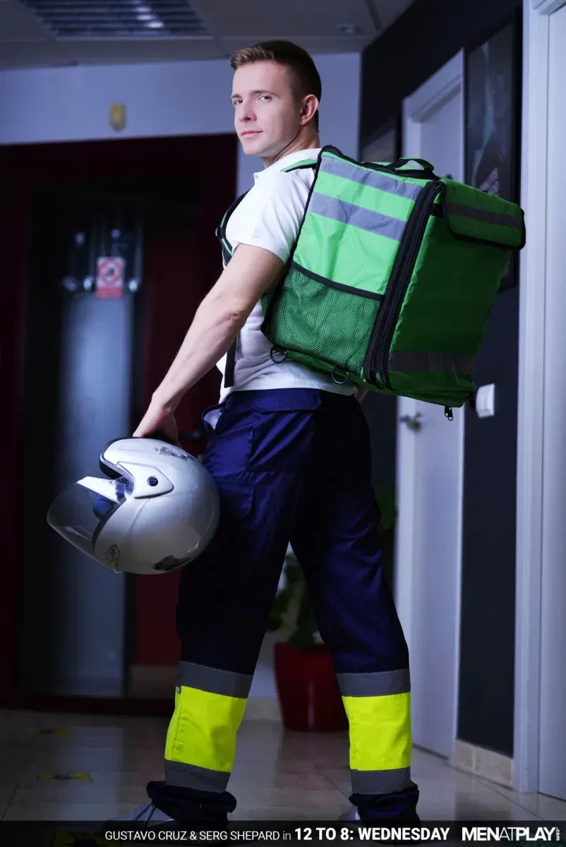 Gustavo Cruz & Serg Shepard: Office Intruder Fantasy at MenAtPlay Gay Porn 11