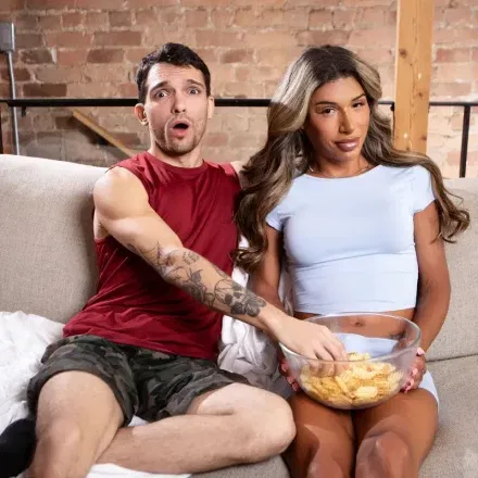 Rae Sixty Nine & Jack Desfeux With a Great Bang at TransAngels Gay Porn