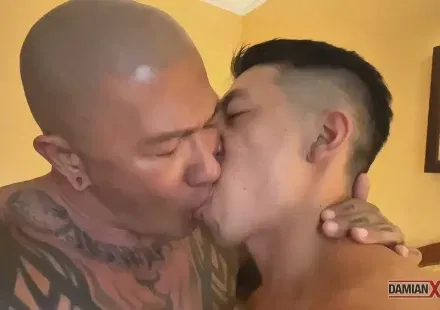 Tus Gunn Dominates Damian Dragon in Raw Encounter Gay Porn