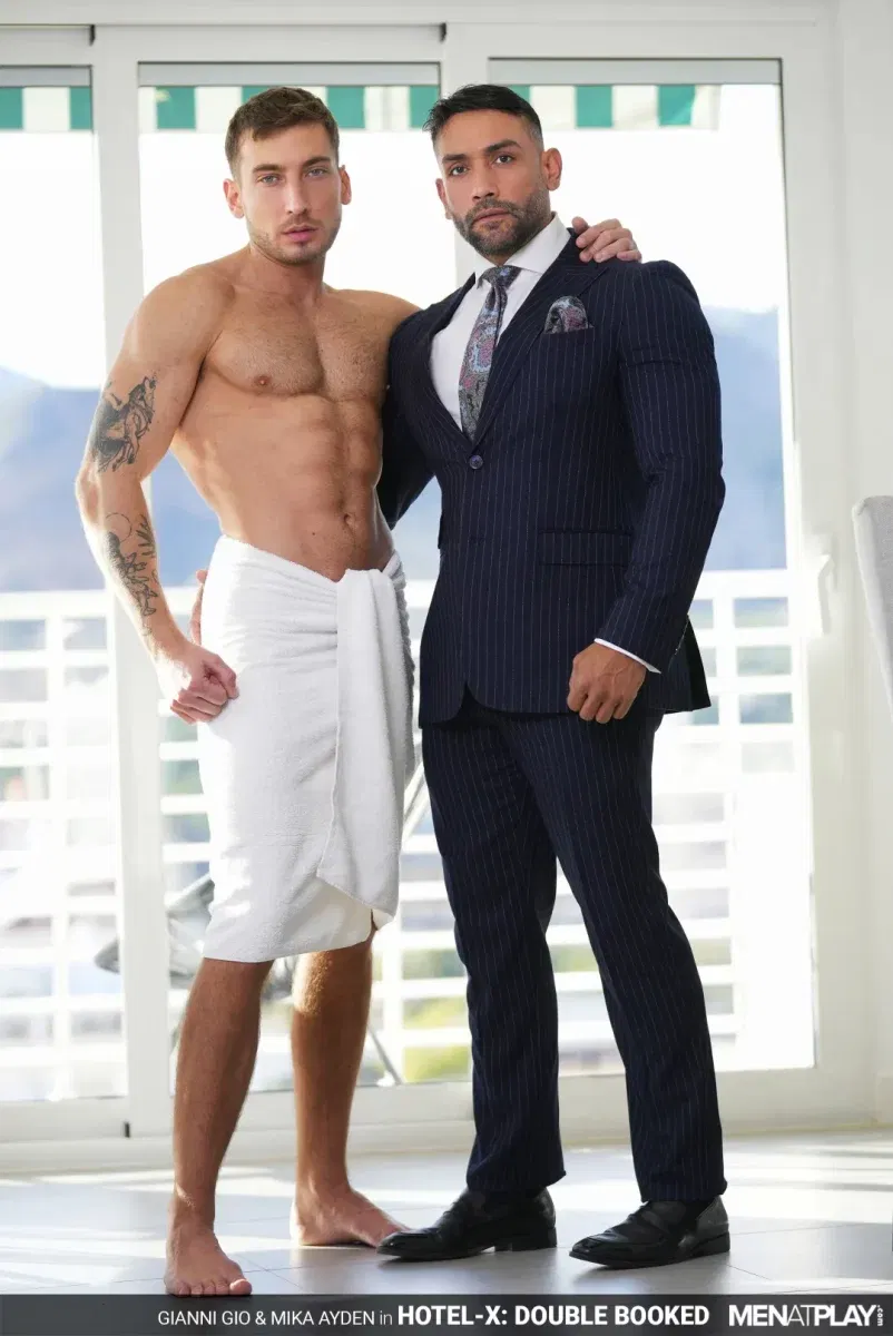 Valentine’s Day Double Trouble: Gianni Gio & Mika Ayden for MenAtPlay Gay Porn 11
